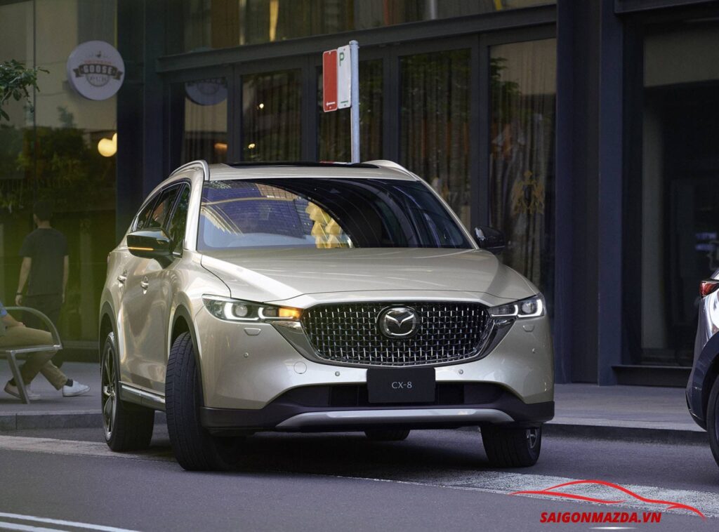 mazda cx8 vàng ánh kim