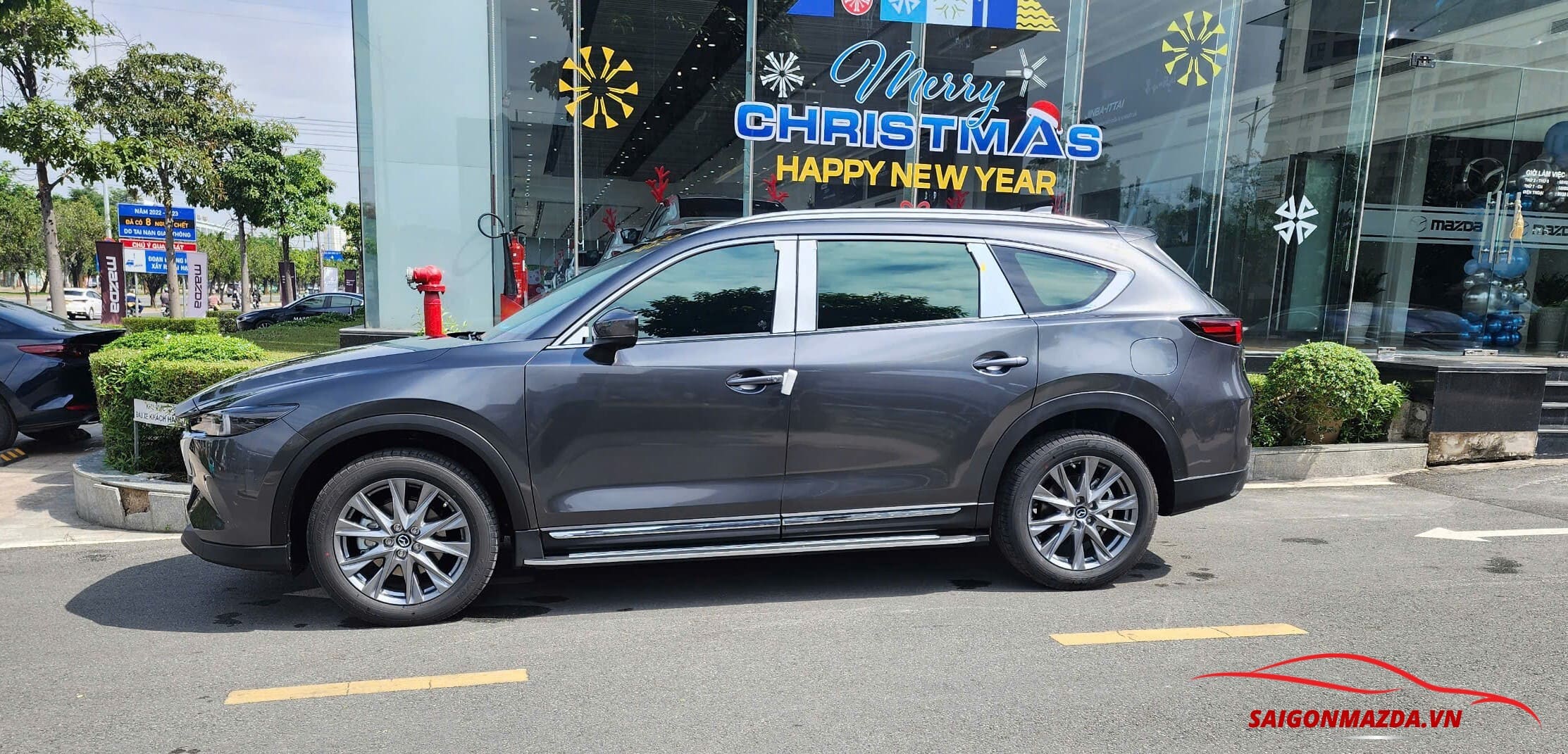 mazda cx8 xám