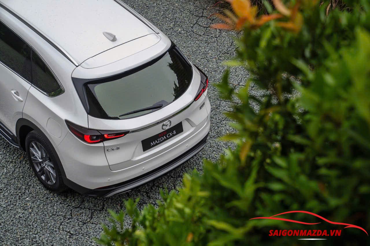 Mazda Cx8 màu trắng
