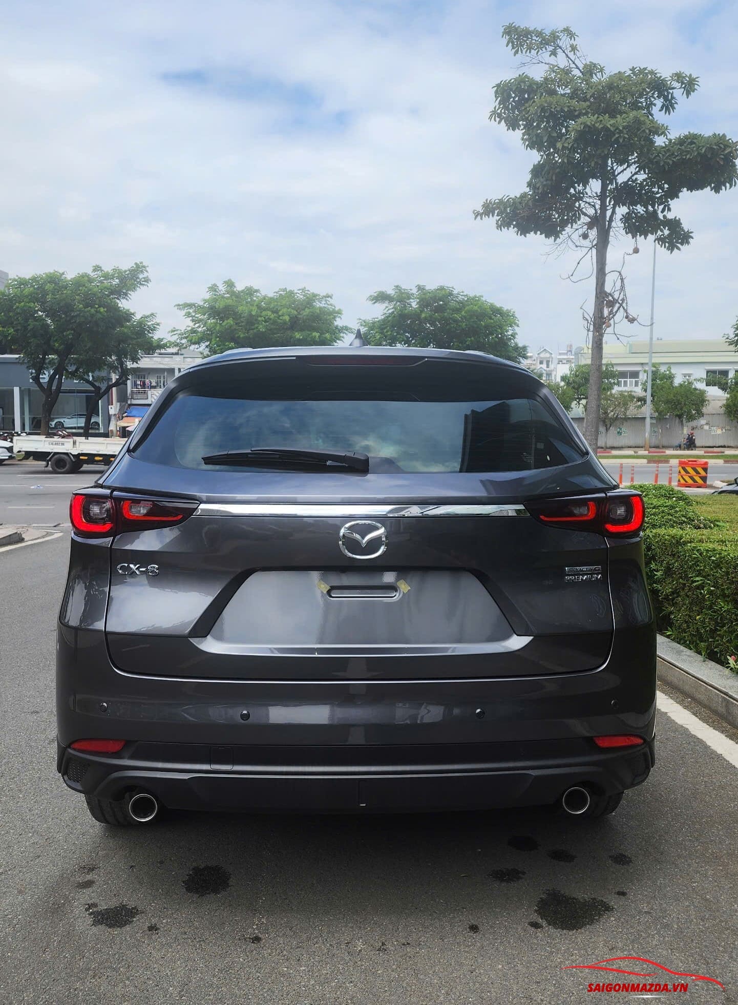 mazda cx8 xám